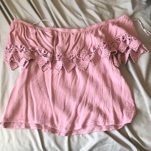 Off the shoulder Crop Top